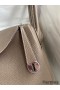 Hermes Lindy 26 Handmade Bag In Taupe Clemence Leather