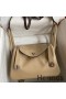 Hermes Lindy 26 Handmade Bag In Trench Evercolor Leather