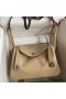 Hermes Lindy 26 Handmade Bag In Trench Evercolor Leather