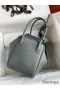 Hermes Lindy 26 Handmade Bag In Vert Amande Clemence Leather