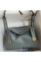 Hermes Lindy 26 Handmade Bag In Vert Amande Evercolor Leather