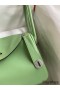 Hermes Lindy 26 Handmade Bag In Vert Criquet Swift Calfskin