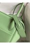 Hermes Lindy 26 Handmade Bag In Vert Criquet Swift Calfskin