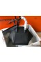 Hermes Lindy 26cm Bag In Black Clemence Leather