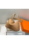 Hermes Lindy 26cm Bag In Chai Clemence Leather GHW