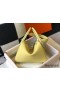 Hermes Lindy 26cm Bag In Jaune Poussin Clemence Leather GHW