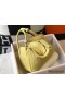 Hermes Lindy 26cm Bag In Jaune Poussin Clemence Leather GHW
