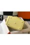Hermes Lindy 26cm Bag In Jaune Poussin Clemence Leather GHW