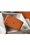 Hermes Lindy 26cm Bag In Orange Clemence Leather PHW