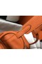 Hermes Lindy 26cm Bag In Orange Clemence Leather PHW