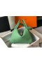 Hermes Lindy 26cm Bag In Vert Criquet Clemence Leather GHW