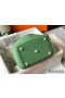 Hermes Lindy 26cm Bag In Vert Criquet Clemence Leather GHW