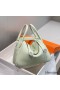 Hermes Lindy 26cm Bag In Vert Fizz Clemence Leather GHW