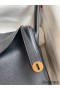 Hermes Lindy 30 Handmade Bag In Black Clemence Leather