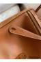 Hermes Lindy 30 Handmade Bag In Gold Doblis Suede Calfskin
