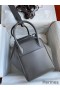 Hermes Lindy 30 Handmade Bag In Grey Swift Calfskin