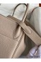 Hermes Lindy 30 Handmade Bag In Tourterelle Clemence Leather