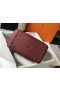 Hermes Lindy 30cm Bag In Bordeaux Clemence Leather GHW