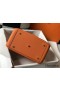 Hermes Lindy 30cm Bag In Orange Clemence Leather GHW