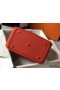 Hermes Lindy 30cm Bag In Red Clemence Leather GHW