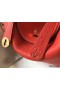 Hermes Lindy 30cm Bag In Red Clemence Leather GHW