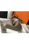 Hermes Lindy 30cm Bag In Taupe Clemence Leather GHW