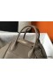 Hermes Lindy 30cm Bag In Taupe Clemence Leather GHW