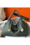Hermes Lindy 30cm Bag In Vert Amande Clemence Leather GHW