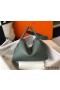 Hermes Lindy 30cm Bag In Vert Amande Clemence Leather GHW
