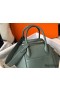 Hermes Lindy 30cm Bag In Vert Amande Clemence Leather GHW