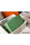 Hermes Lindy 30cm Bag In Vert Criquet Clemence Leather GHW