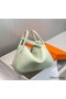 Hermes Lindy 30cm Bag In Vert Fizz Clemence Leather PHW