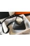 Hermes Lindy Mini Bag In Black Clemence Leather GHW