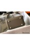 Hermes Lindy Mini Bag In Taupe Clemence Leather GHW
