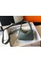Hermes Lindy Mini Bag In Vert Amande Clemence Leather GHW