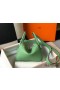 Hermes Lindy Mini Bag In Vert Criquet Clemence Leather GHW