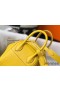 Hermes Lindy Mini Bag In Yellow Clemence Leather GHW
