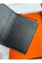 Hermes MC² Euclide Card Holder in Black Matte Alligator Leather