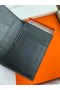 Hermes MC² Euclide Card Holder in Black Shiny Alligator Leather