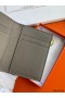 Hermes MC² Euclide Card Holder in Blue Glacier Shiny Alligator Leather