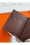 Hermes MC² Euclide Card Holder in Bordeaux Shiny Alligator Leather