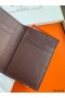 Hermes MC² Euclide Card Holder in Bordeaux Shiny Alligator Leather