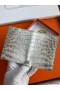 Hermes MC² Euclide Card Holder in Himalaya Niloticus Crocodile Skin