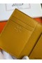 Hermes MC² Euclide Card Holder in Jaune Ambre Shiny Alligator Leather