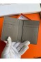 Hermes MC² Euclide Card Holder in Tourterelle Shiny Alligator Leather