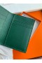 Hermes MC² Euclide Card Holder in Vert Fonce Shiny Alligator Leather