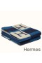 Hermes Marine Avalon Bayadere Throw Blanket