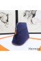 Hermes Medium Bolide Travel Case In Blue Electric Cotton