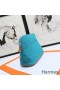 Hermes Medium Bolide Travel Case In Blue Horizon Cotton