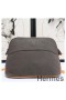 Hermes Medium Bolide Travel Case In Taupe Cotton